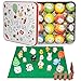 Bath Bombs for Kids with Toys Inside, 16 Organic Bubble Bath Bombs with 16 Small Animal Toys, Great Birthday Gift for Boys & Girls (Bonus Scene Props)