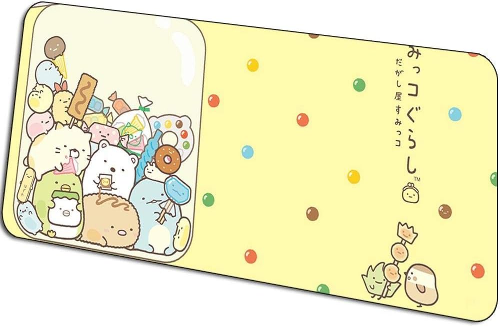 Dingyl Kawaii Mouse Pad Professional Computer Mat Gaming Mousepad Aestheticism Pad Mouse Keyboard Games Pc Gamer Desk Mat Size： 70X30Cm