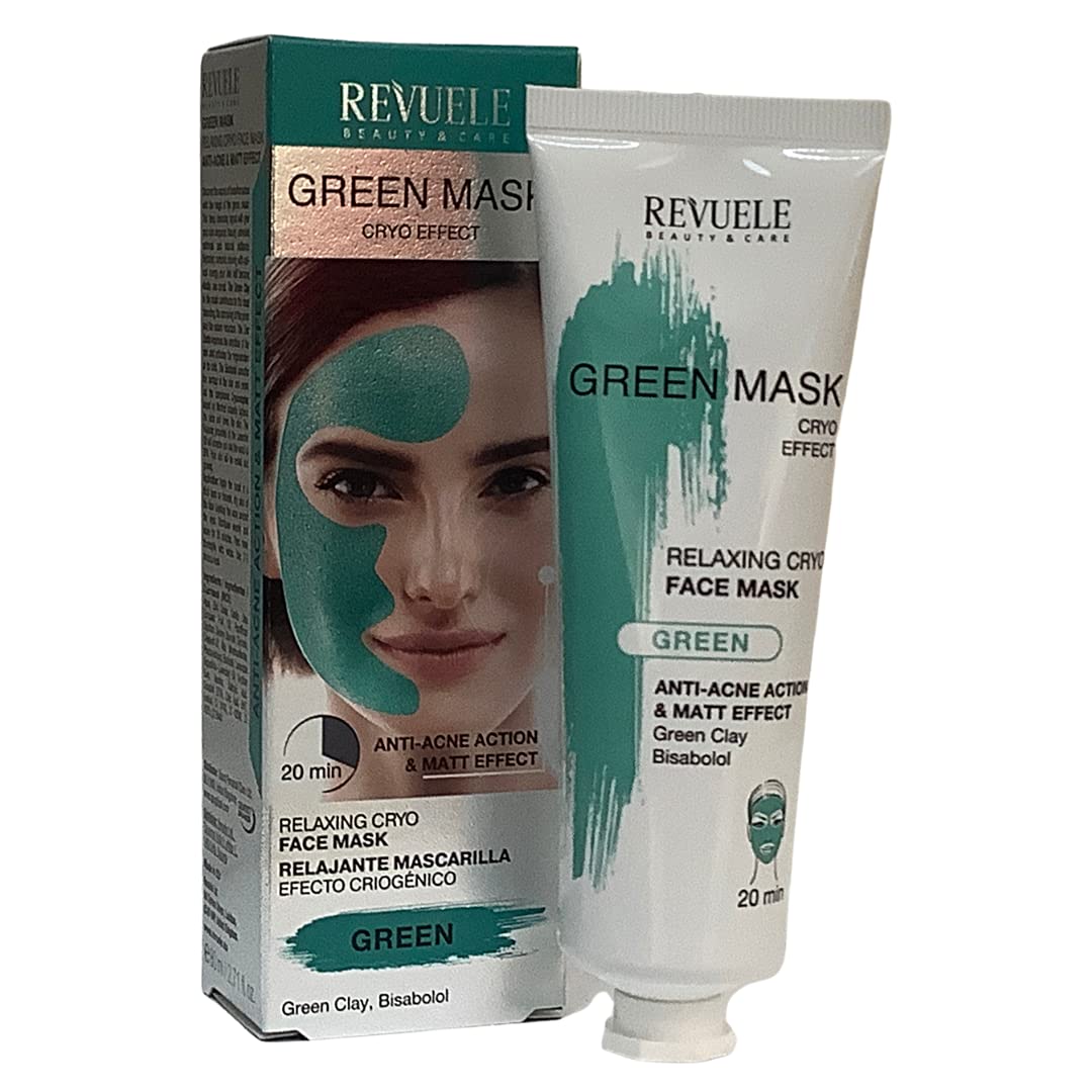 Revuele - Anti Acne Action Cryo Effect Green Face Mask - 80ml