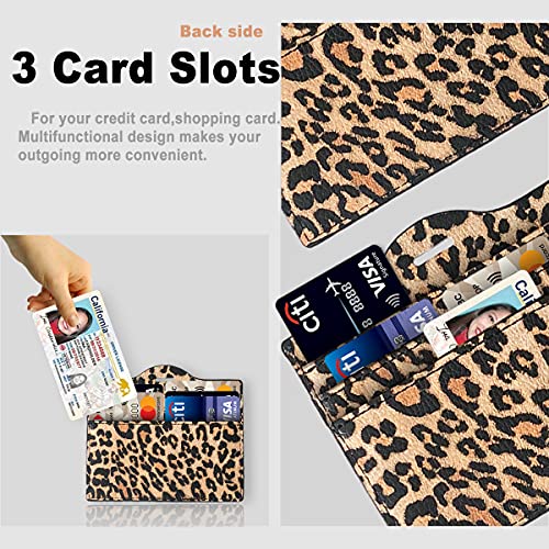 Vaccine Card Protector Leather CDC Vaccination Card Holder 4x3 Vaccine 