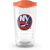 Tervis Made in USA Double Walled NHL New York Islanders Insulated Tumbler Cup Keeps Drinks Cold & Hot, 16oz, Primary Logo