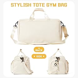 Travel Duffle Bag, Gym Bag with Shoe