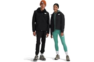 THE NORTH FACE Teen Antora Triclimate Jacket | Waterproof Shell, Inner Fleece Layer, Adjustable Hood With Rain Guard Tunnel