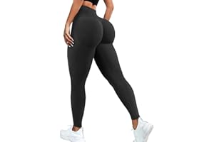 JGS1996 Hidden Scrunch Butt Lifting Leggings for Women Tummy Control High Waisted Workout Gym Seamless Impact Yoga Pants