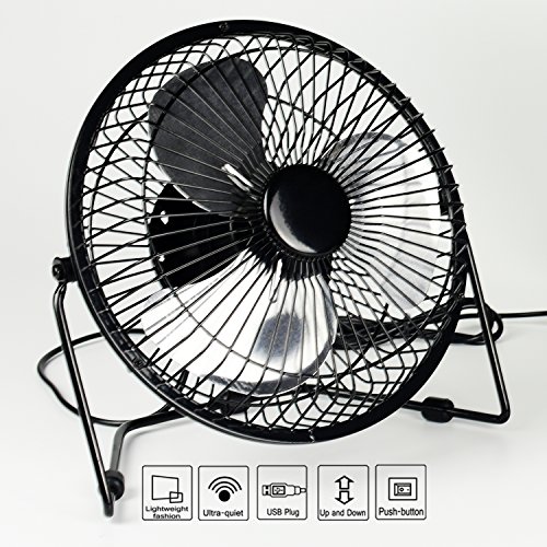 Buy Mini Cooling Fan, Desktop USB Fan with Upgraded 6 Inch Blades