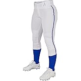 Champro Womens Tournament Traditional Low-Rise Softball Pants with Braid