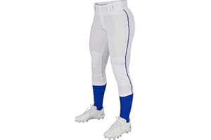 CHAMPRO Women's Tournament Low Rise Softball Pants with Side Piping