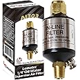 Le Lematec Air Compressor Filter, Inline Water and Moisture Separator with Drain Valve. 150 PSI Air Dryer. AI303