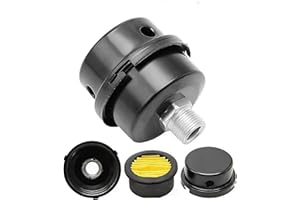 SANFAY Air Compressor Silencer HL018200AV AirFilter Fits Campbell Hausfeld Husky Sears Air Compressor, Metal 20mm Thread (1/2"PT 20mm)