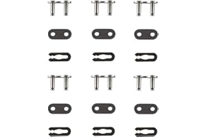 HGC 6Sets 415 Chain Master Link for 49cc 66cc 80cc 2-Cycle 2 Cycle Motorized Bicycle Bike Gas Engine Parts…