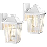 Darkaway Outdoor Sconce Lights Wall Light Fixtures, Front Porch Light Outdoor Wall Anti-Rust Waterproof Aluminum with Glass E