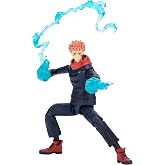 Total Anime Yuji Itadori - 6.5-Inch Scale Figure with Swappable Faceplates, Alternate Hands, and Energy Effects