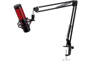 YOUSHARES Boom Arm Universal Mic Arm for Blue Yeti, Snowball, HyperX QuadCast, Shure SM7B, MV7, Ffine AM8, K688, Rode, AT2020