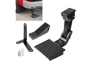 82214245AD Rear Bed Step Retractable Bumper Step for Truck with Dual Exhaust Fit for 2014-2022 Ram 1500 2014-2018 Ram 2500 35