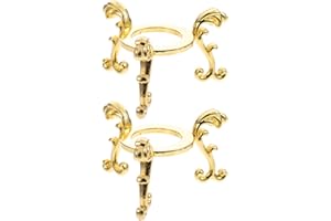 SUPVOX 2pcs Large Gold Iron Crystal Balls Display Holder Pedestal Stand for Desktop Home Decor