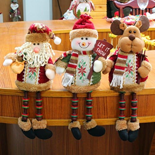 Elf Plush Christmas Stuffed Toys- 12" Santas Elves (Set of 3) Holiday Plush Characters