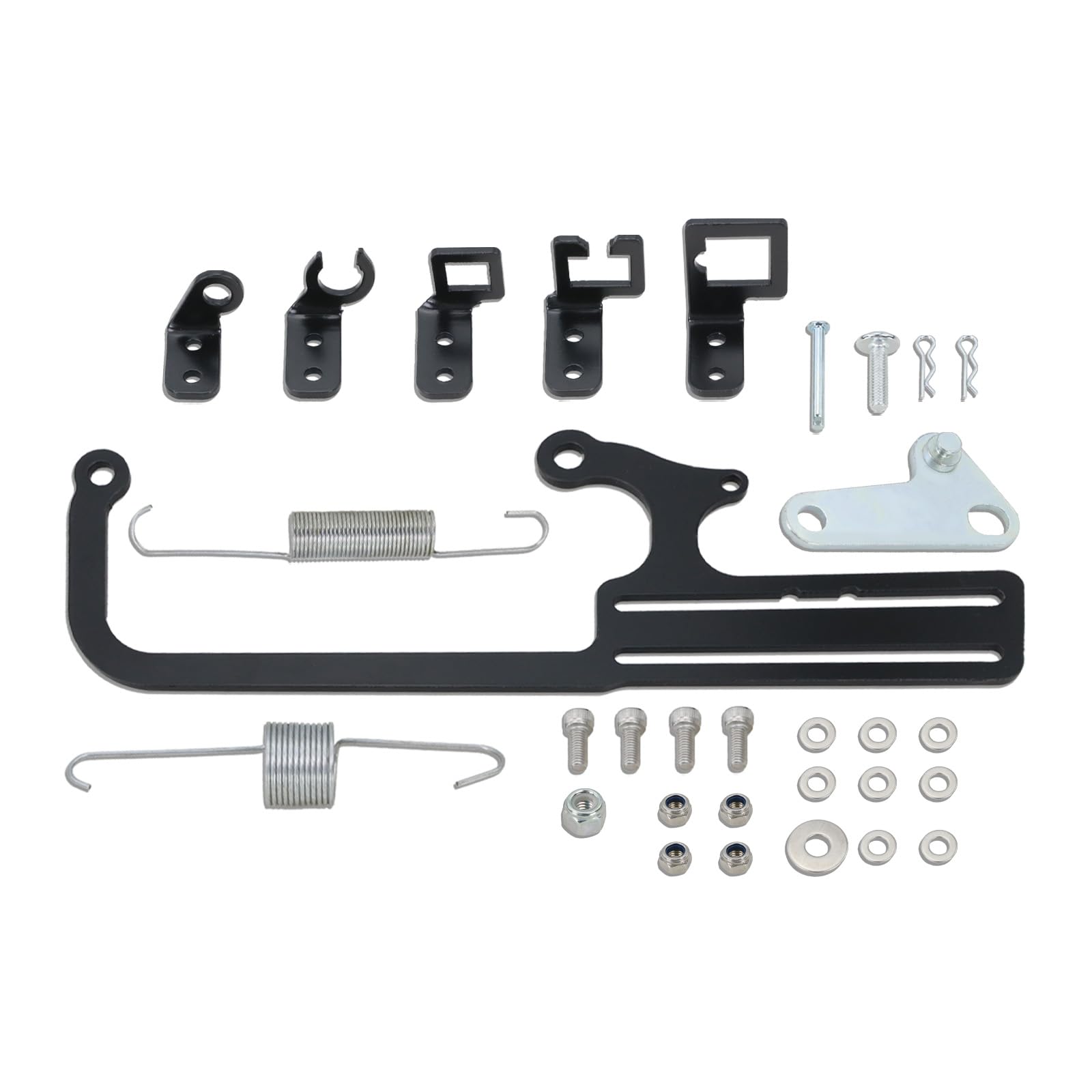 Photo 1 of 304147 EZ-EFI Cable Mount Kit Carburetor Throttle Cable Mount Bracket Compatible with GM 700R4 TH350 transmissions C10