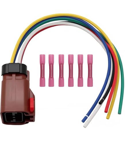 LIZAPUS 2PCS Tail Light Connector Pigtail Harness For Dodge Ram 1500 (2002-2006)