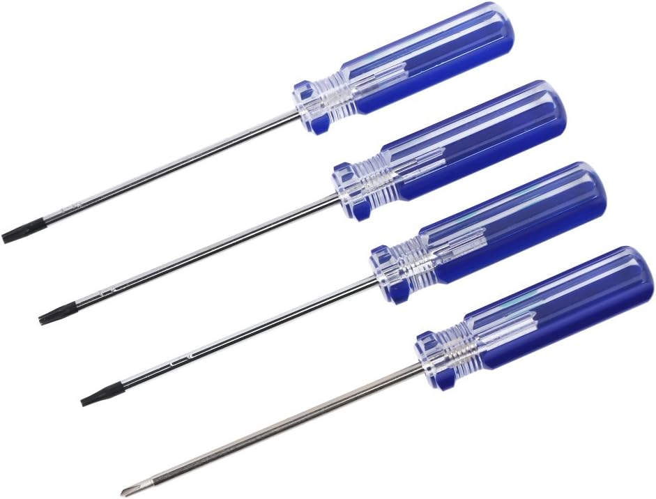 FIXFANS Torx T8 T9 T10 Tri-wing Precision Magnetic Screwdriver Set Repair Tool Kit for Xbox One 360 Wireless Controller