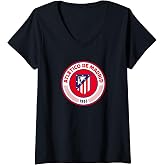 Womens Atl&eacute;tico de Madrid. V-Neck T-Shirt