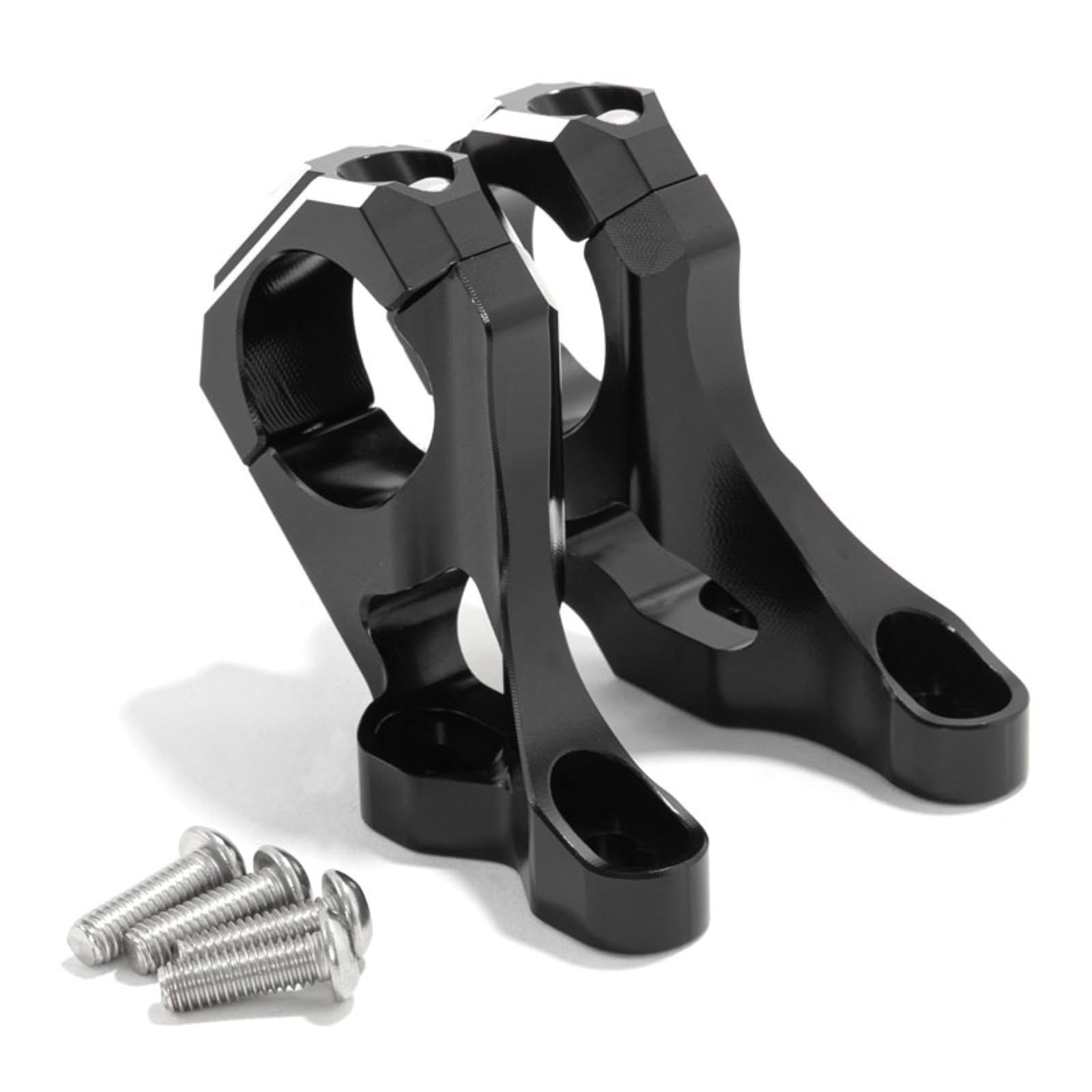 Photo 1 of Front Handlebar Bracket for Surron Light Bee X/S/X160/X260 Dirtbike Off-Road Motorcycle Modification Aluminum Alloy Handlebar Faucet Bracket (Black)