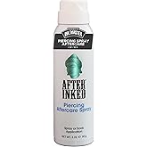 After Inked Piercing Aftercare Spray - Saline Solution Spray for Ear, Nose, Belly Button, and Skin Piercings - Fine Mist or Soak Application for Cleansing. Moisturizing and Faster Healing (3 oz)