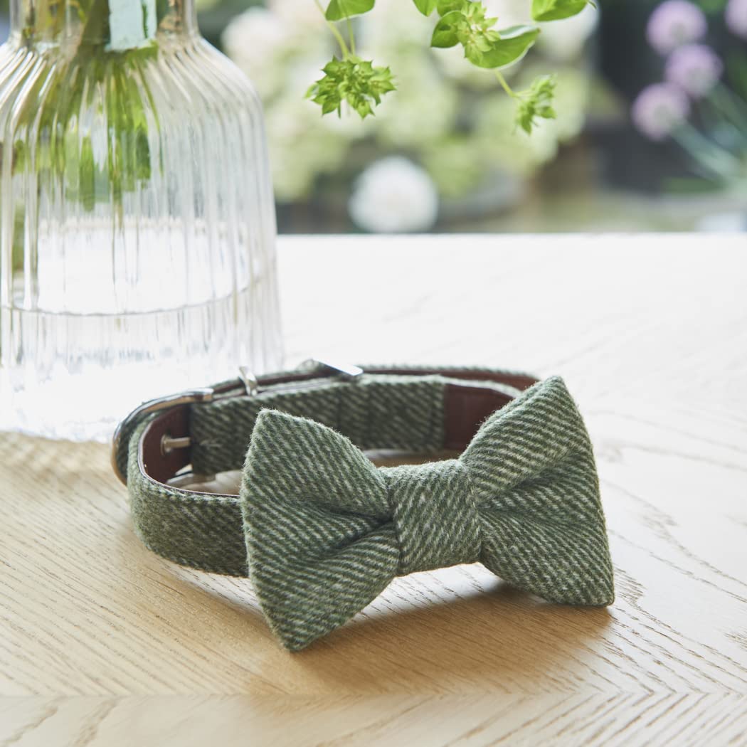 Sweet William Designs Tweed Bow Tie - Green
