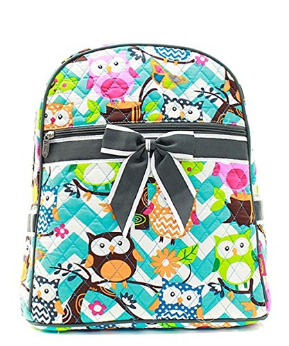 J&C Family Owned Chevron Owl Quilted 13