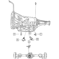 ABS Wheel Speed Sensor Rear Left/Right - Compatible With Jeep Wrangler, Liberty, Dodge Nitro (Part #52125003AB, 5S8494)