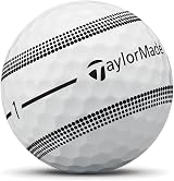 TaylorMade TP5 Stripe Golf Ball 12 Pack White - 5 Layer Tour Ball view 2