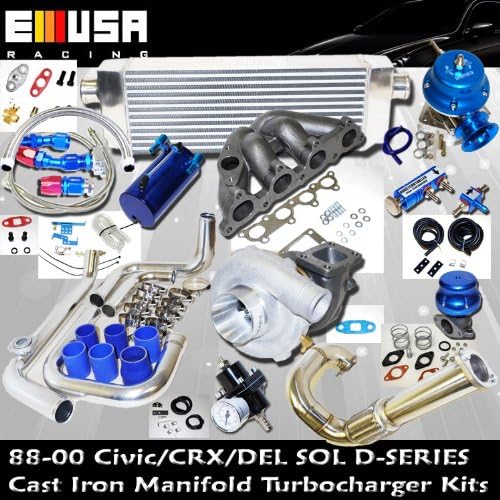 Turbo Kit D Series Honda Civic Del Sol DOHC D15 D16 88-00 Precision Turbo Charger