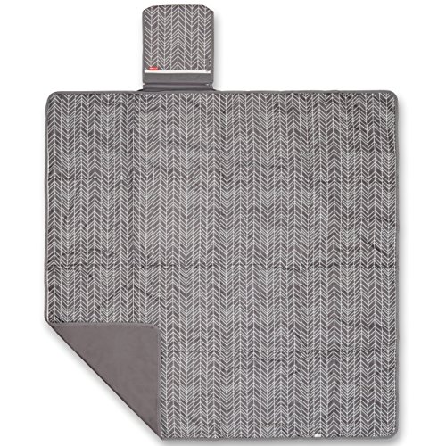 Skip Hop Central Park Outdoor Blanket & Cooler Bag, Grey Feather - Thumbnail 4
