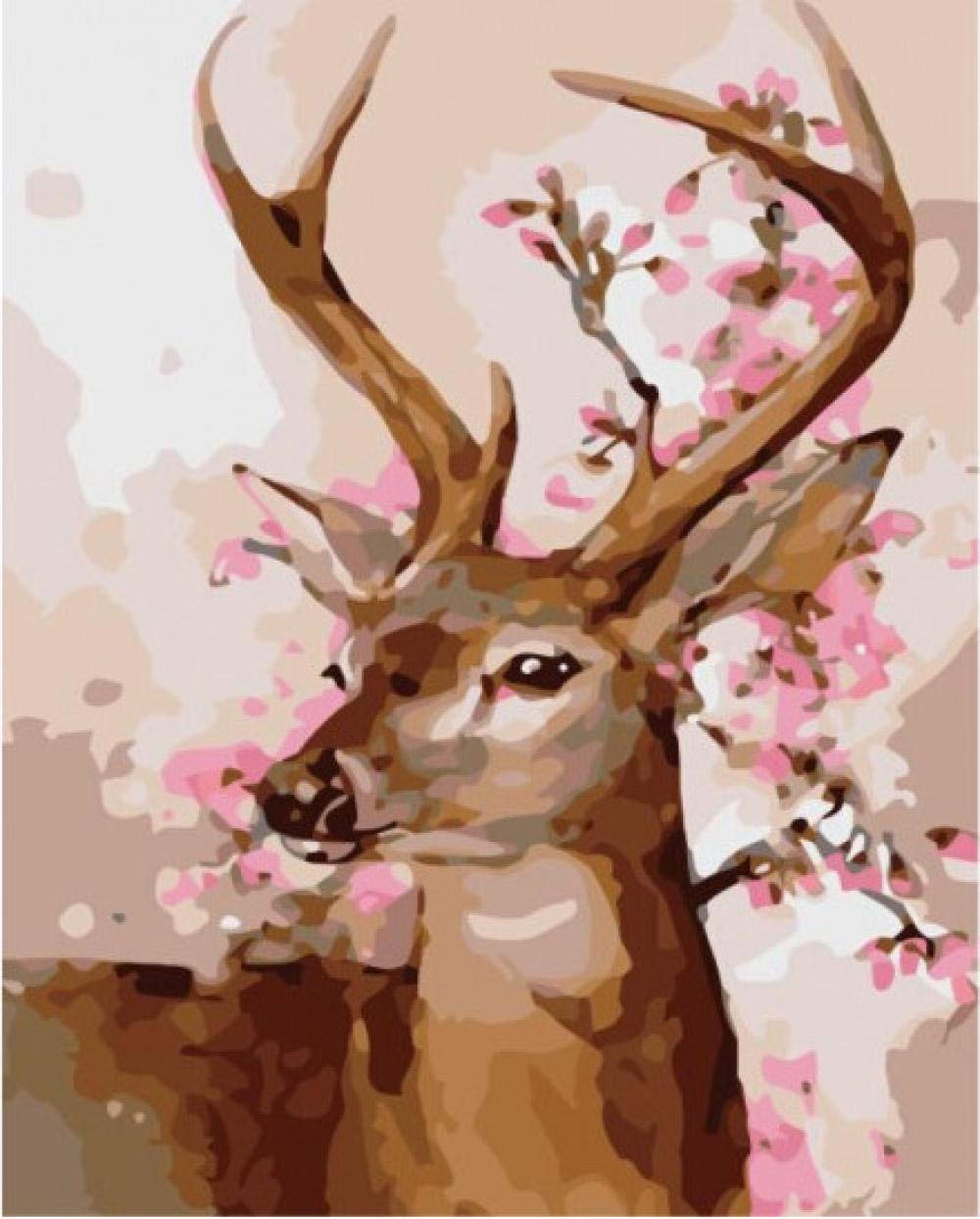 duanqiaocanxue Pittura Digitale Fai da Te Paesaggio Fiore ...
