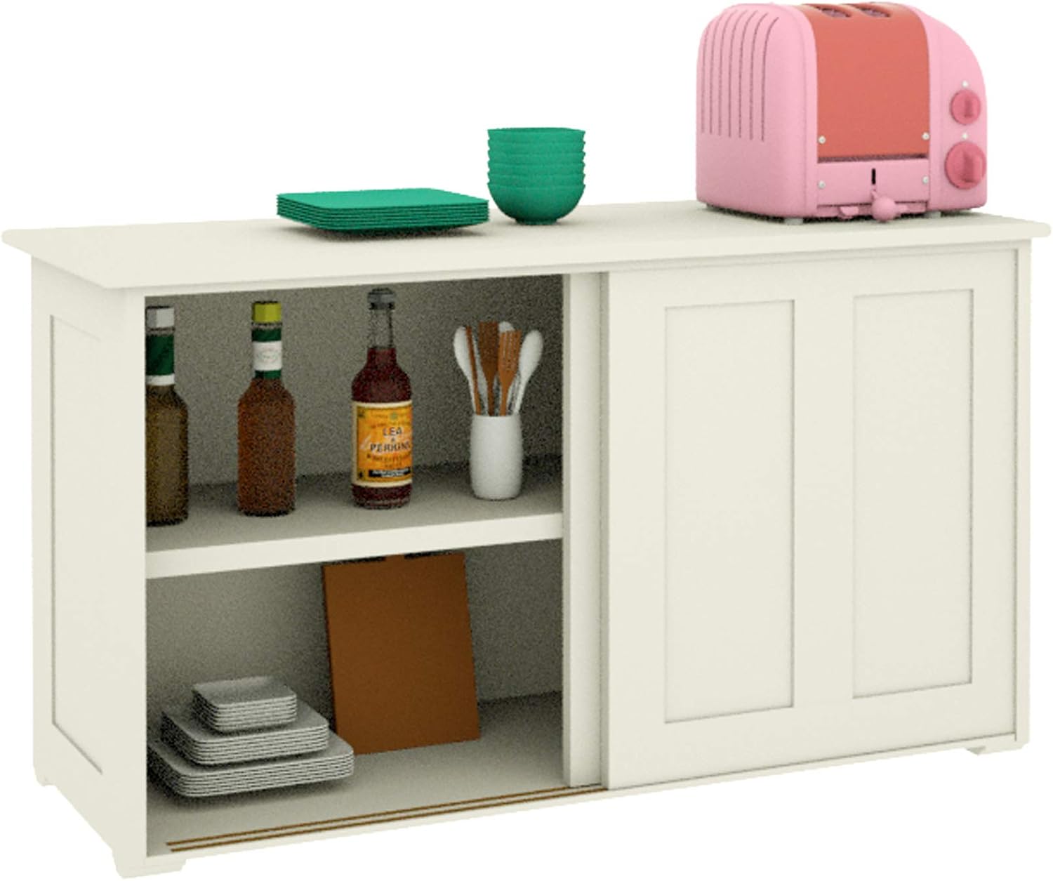 KLMN Credenza w puerta corredera armario de almacenamiento de cocina