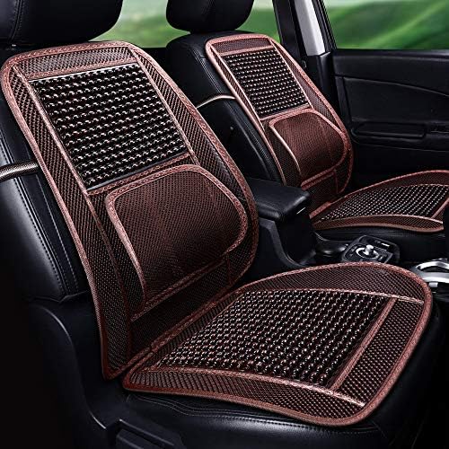 Ybzbx Seat Cushion for Car Summer Universal Wooden Beads Breathable Cool One-piece Car Cushion Seat Cushion for Car