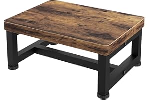 axGear Wooden Step Stool for Adults Kids Heavy Duty Non Slip 500 lb Load