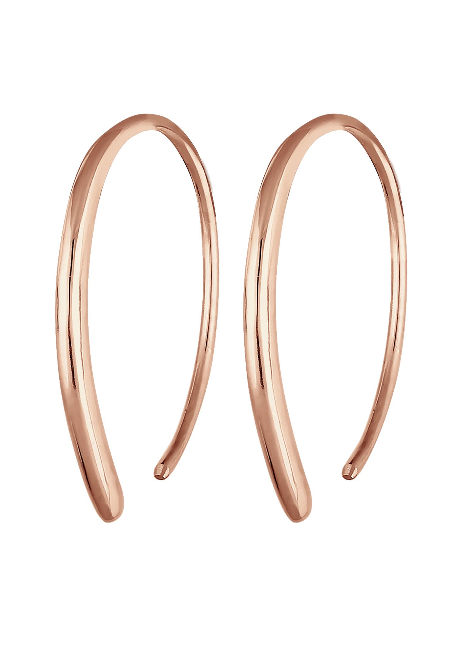 Elli 304941118 Women's 925 Sterling Silver Hoop Earrings - Gold