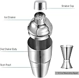 Marouom 750 ml Cocktail Shaker Set with Strainer and Jigger view 3