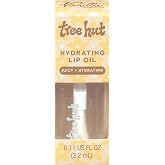 Tree Hut Hydrating Lip Oil, Vanilla, 0.11 Fl Oz | Non-Sticky High-Shine Lip Gloss Oil, Moisturizing Formula with Vitamin E &amp; Squalane for Soft, Smooth Lips
