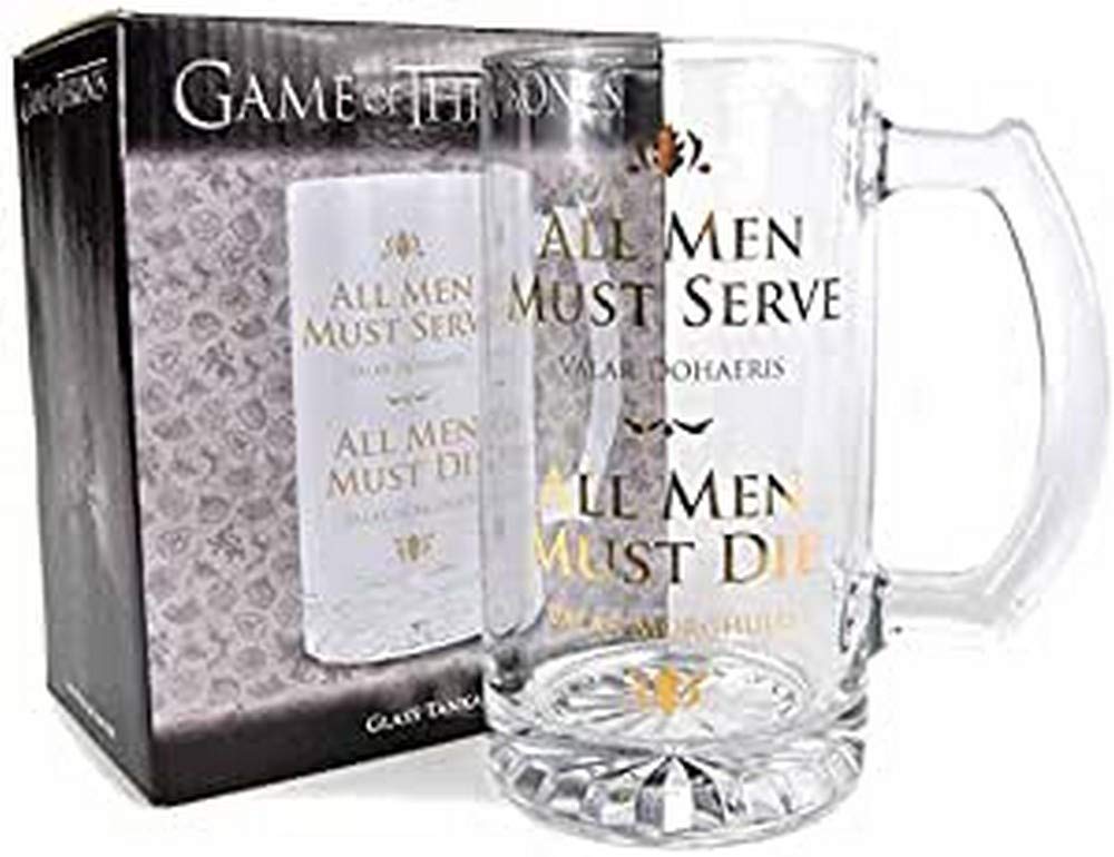 Half Moon Bay Glass Tankard Boxed (500 ml)- Game Of Thrones (All Men)