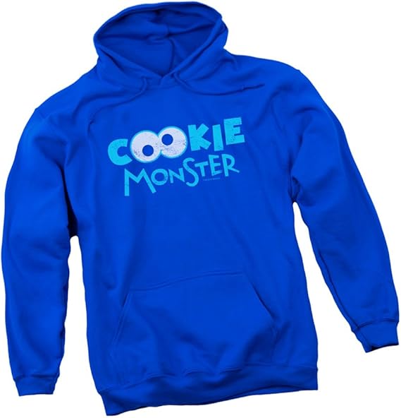 Sesame Street Cookie Monster Eyes Adult Hoodie Sweatshirt