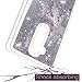 ZTE ZMAX Pro Case, ZTE Carry Z981 Case, Liquid Case, Asstar Fashion Creative Design Flowing Liquid Floating Luxury Bling Glitter Sparkle Diamond Soft Case for ZTE ZMAX Pro/Carry Z981 (Silver)