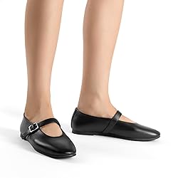 DREAM PAIRS Women's Ballet Mary Jane Flats Dress