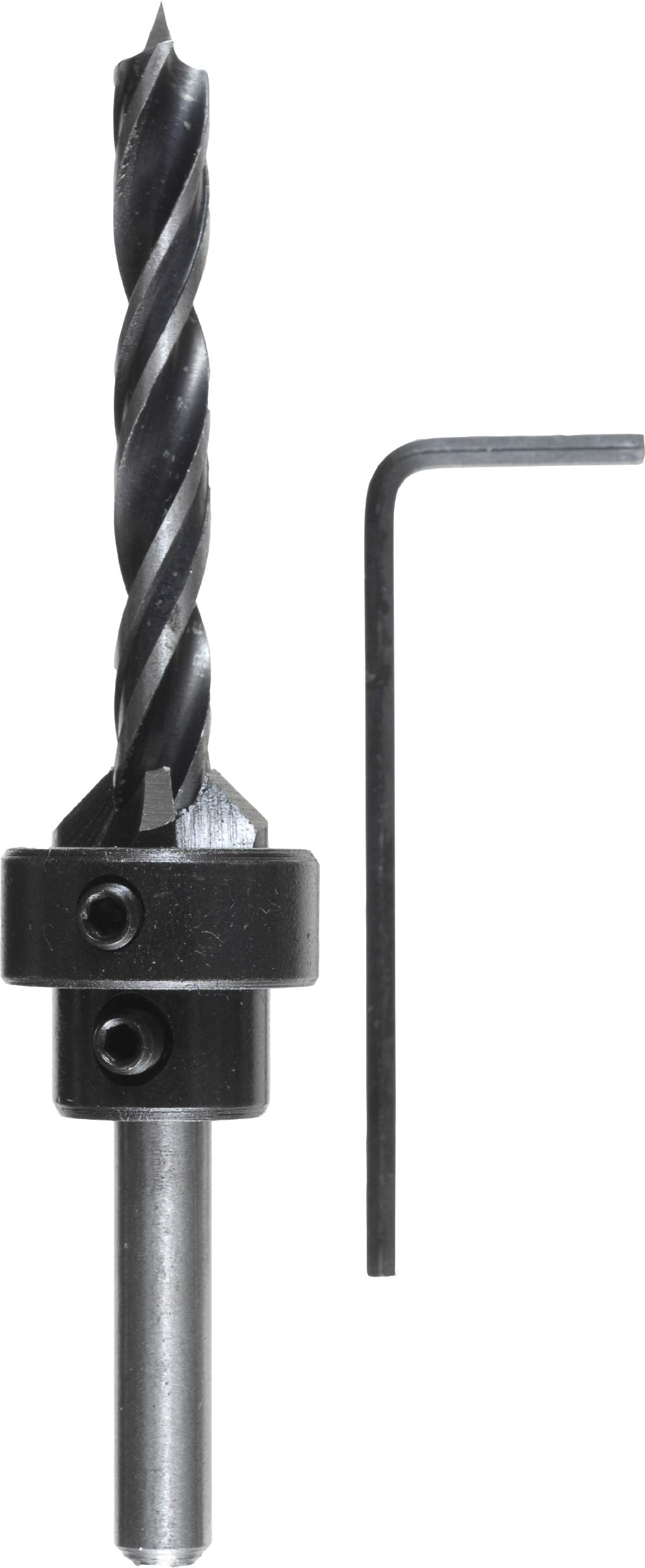 kwb Wood Countersink Drill Set 4SB, 4mm Wood Drill Bit with Depth Stop