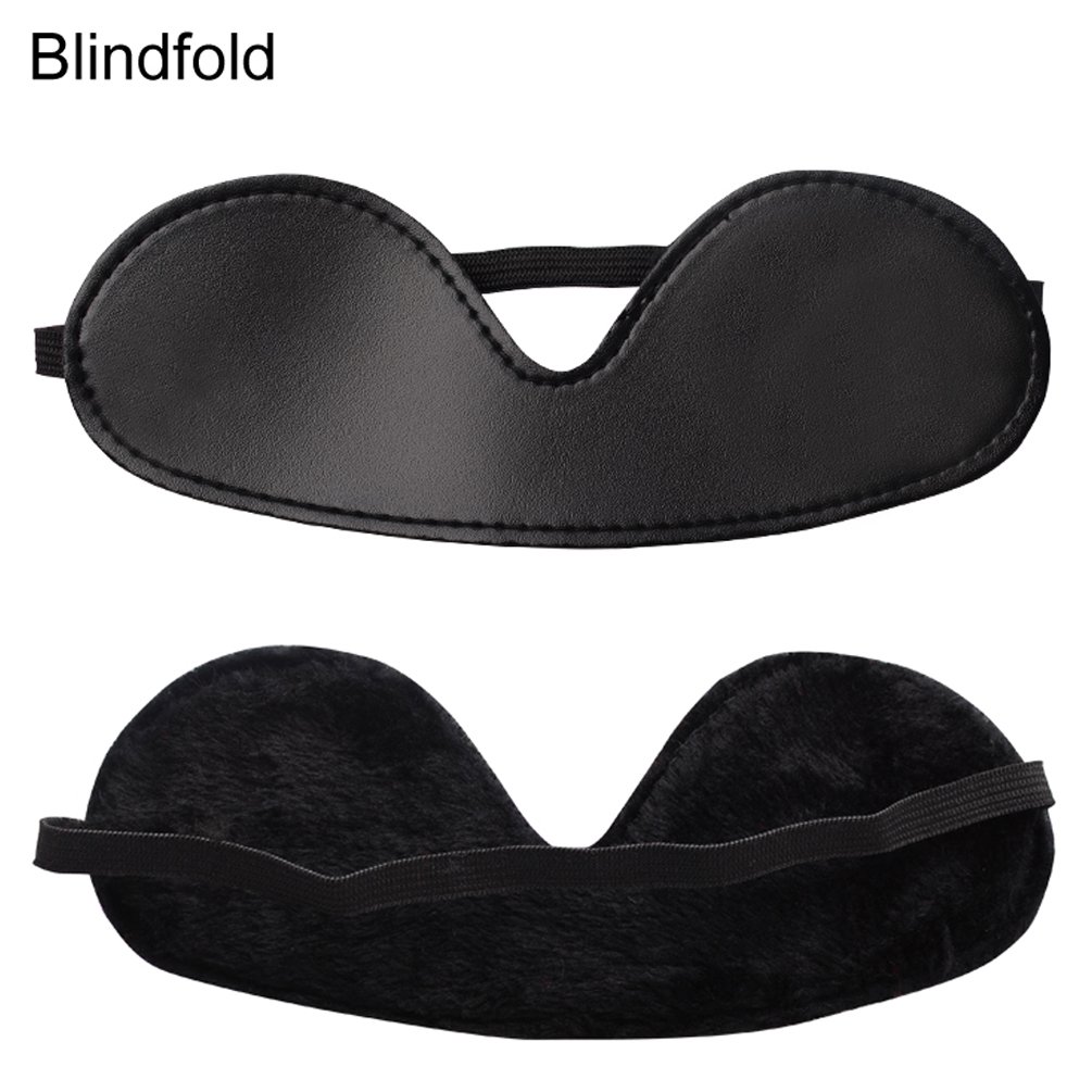 7PCS SM Bondage Restraints Sex Kit Adult Sex Game Tools Black Sex Accessories Blindfold, Breathable Mouth Ball, Neck Collar,Handcuffs,Ankle Cuffs, Soft Leather Whip, Bondage Rope Submissive Tool