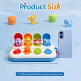 HahaGift Baby Whale Pop Up Toys Montessori Cause and Effect Learn view 6