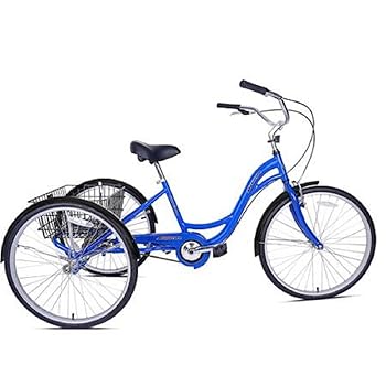 26" Kent Alameda Adult Tricycle Easy Riding On Smooth Surfaces Aluminum