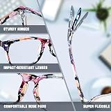 COOLOO Blue Light Blocking Glasses Anti Glare TR90 Frames Lightweight view 2