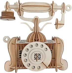 LMM 3D teléfono Rompecabezas de Madera, únicas e interesantes para