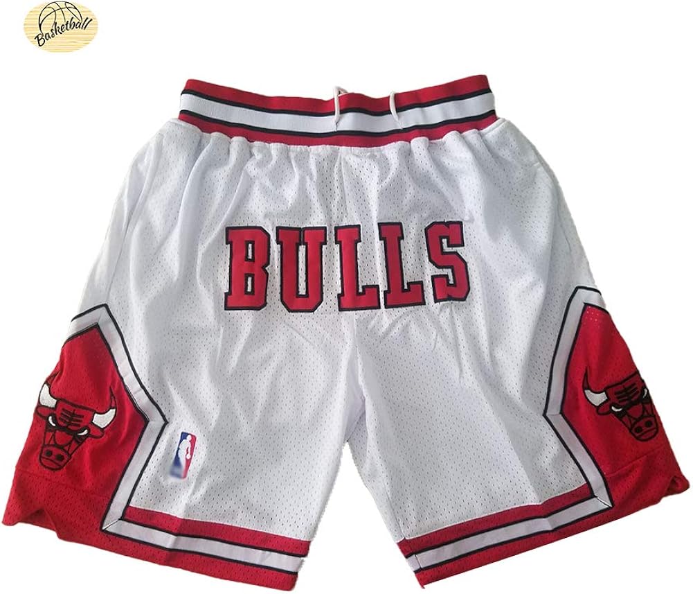 Chicago Bulls Basketball shorts For men, Youth Active Athletic Workout